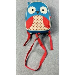 Skip Hop Owl Preschool Toddler Kids Mini 9” Backpack Leash Attached Zip School